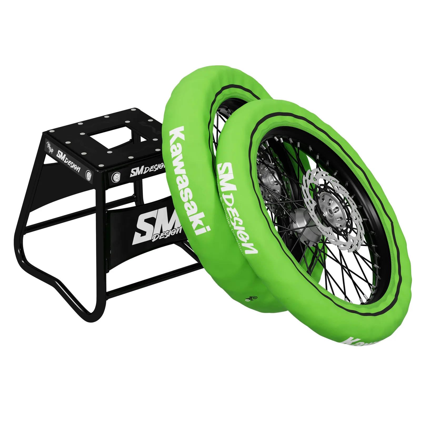 Capa de Pneu Kawasaki — Verde