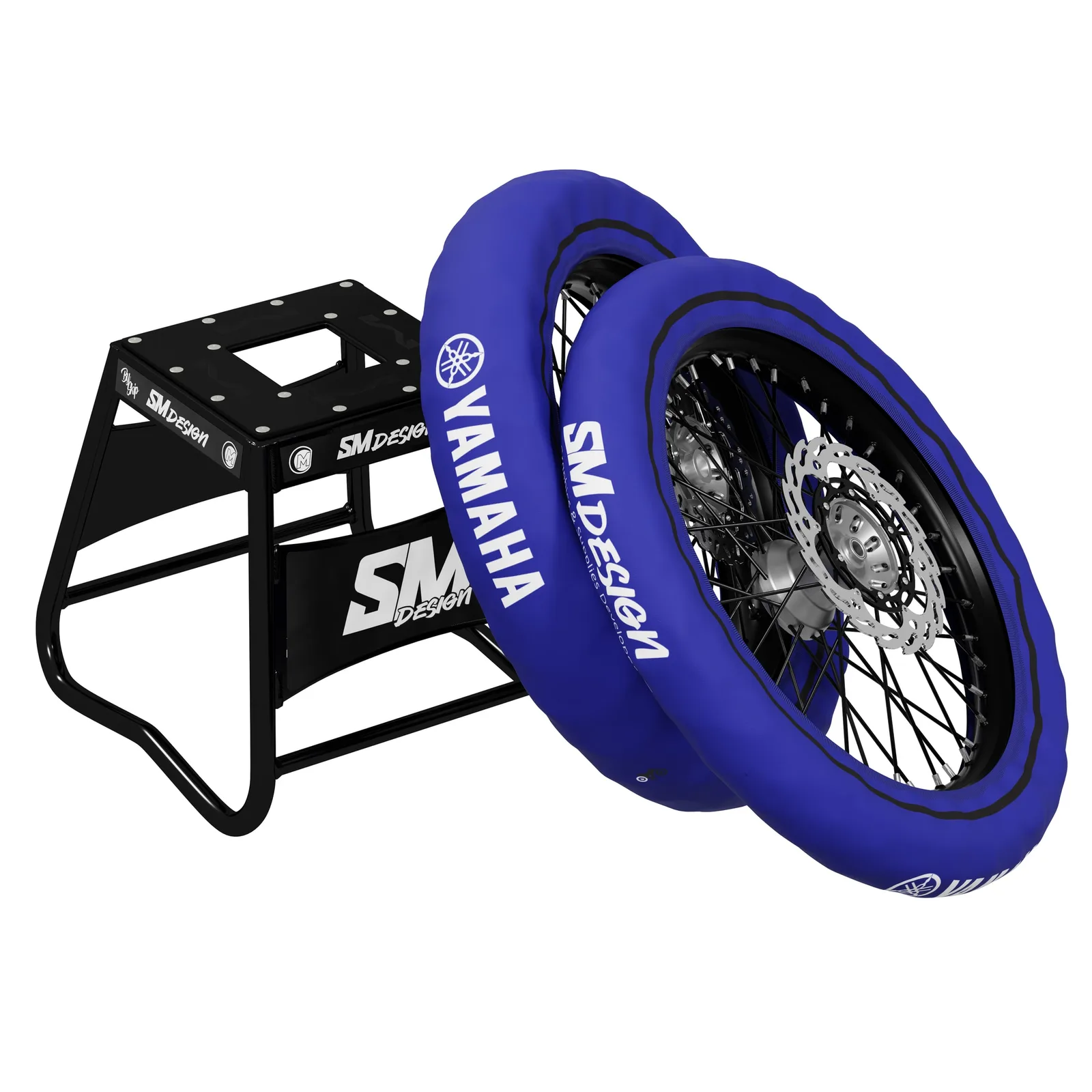 Capa de Pneu Yamaha — Azul