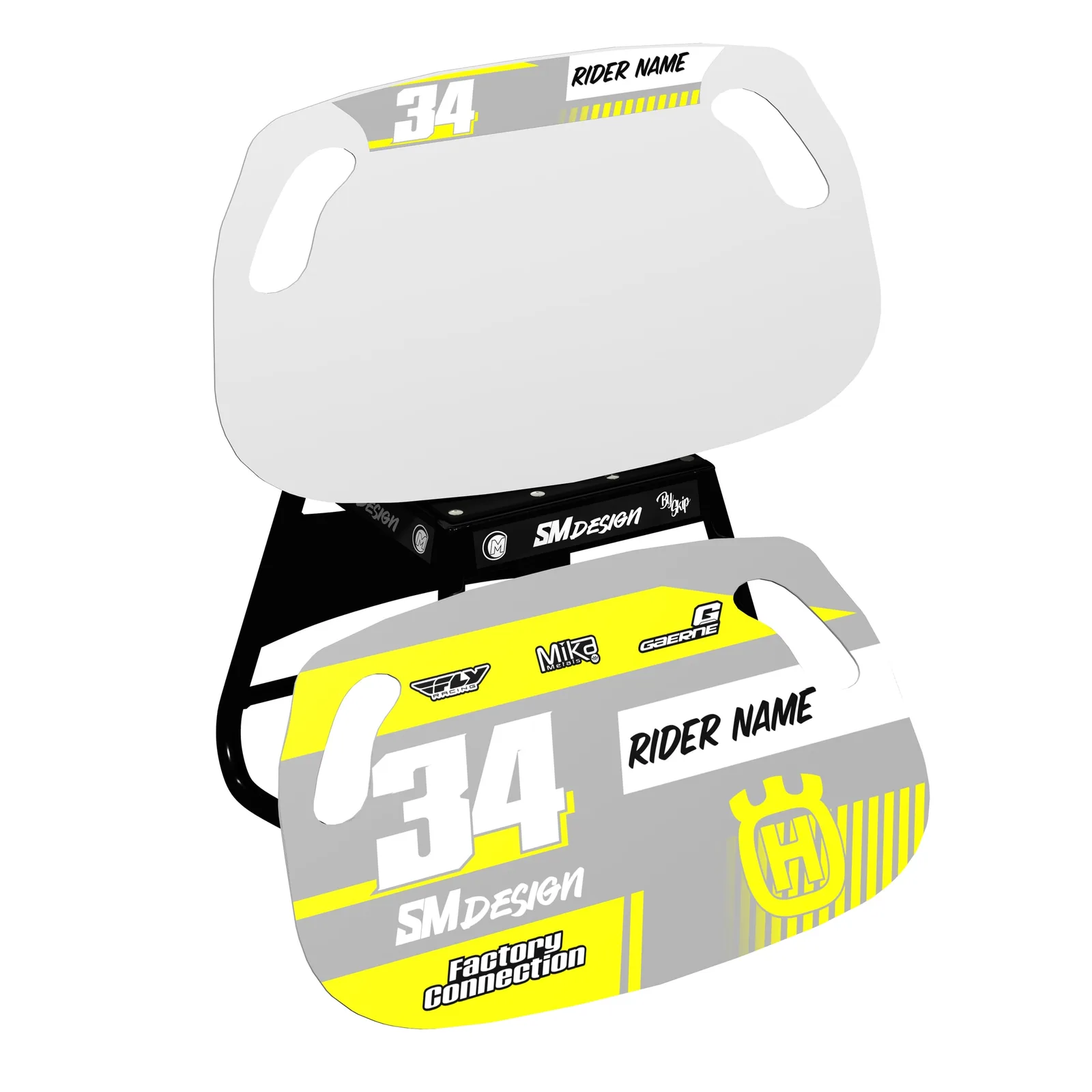 Pitboard Husqvarna — Amarelo