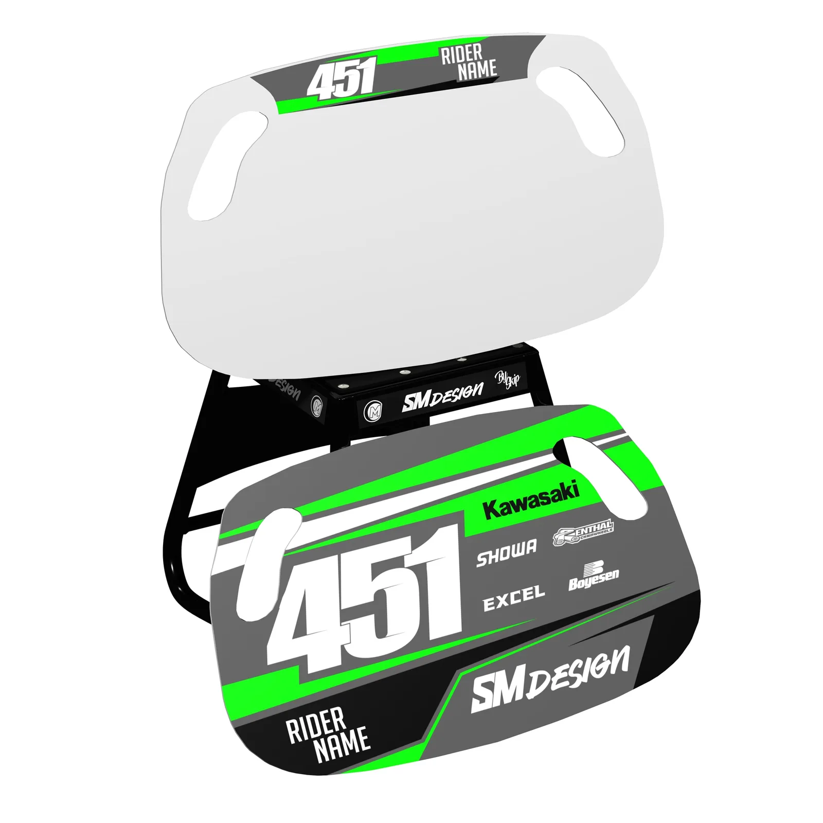 Pitboard Kawasaki — Cinza
